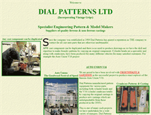 Tablet Screenshot of dialpatterns.co.uk